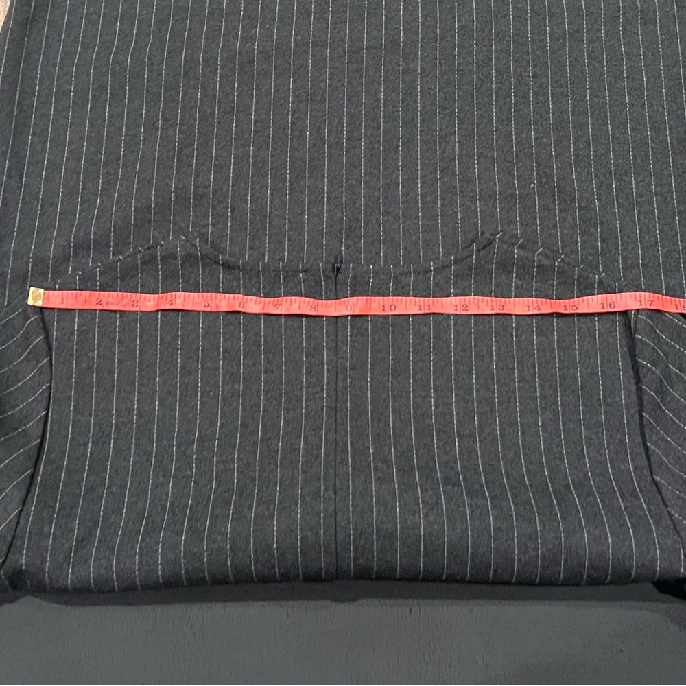 St. John Collection Pinstripe Jersey Dress - Picture 6 of 6